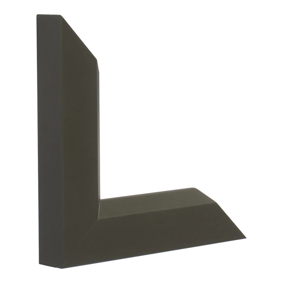 Vertical view of angle ii brown picture frame sample
