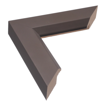 Angle II in brown picture frame