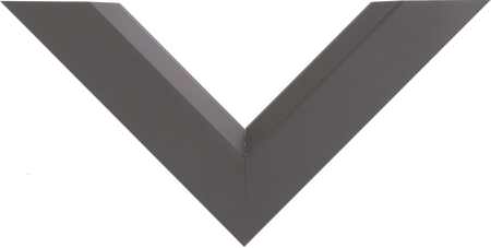 Top view of Angle II picture frame in brown