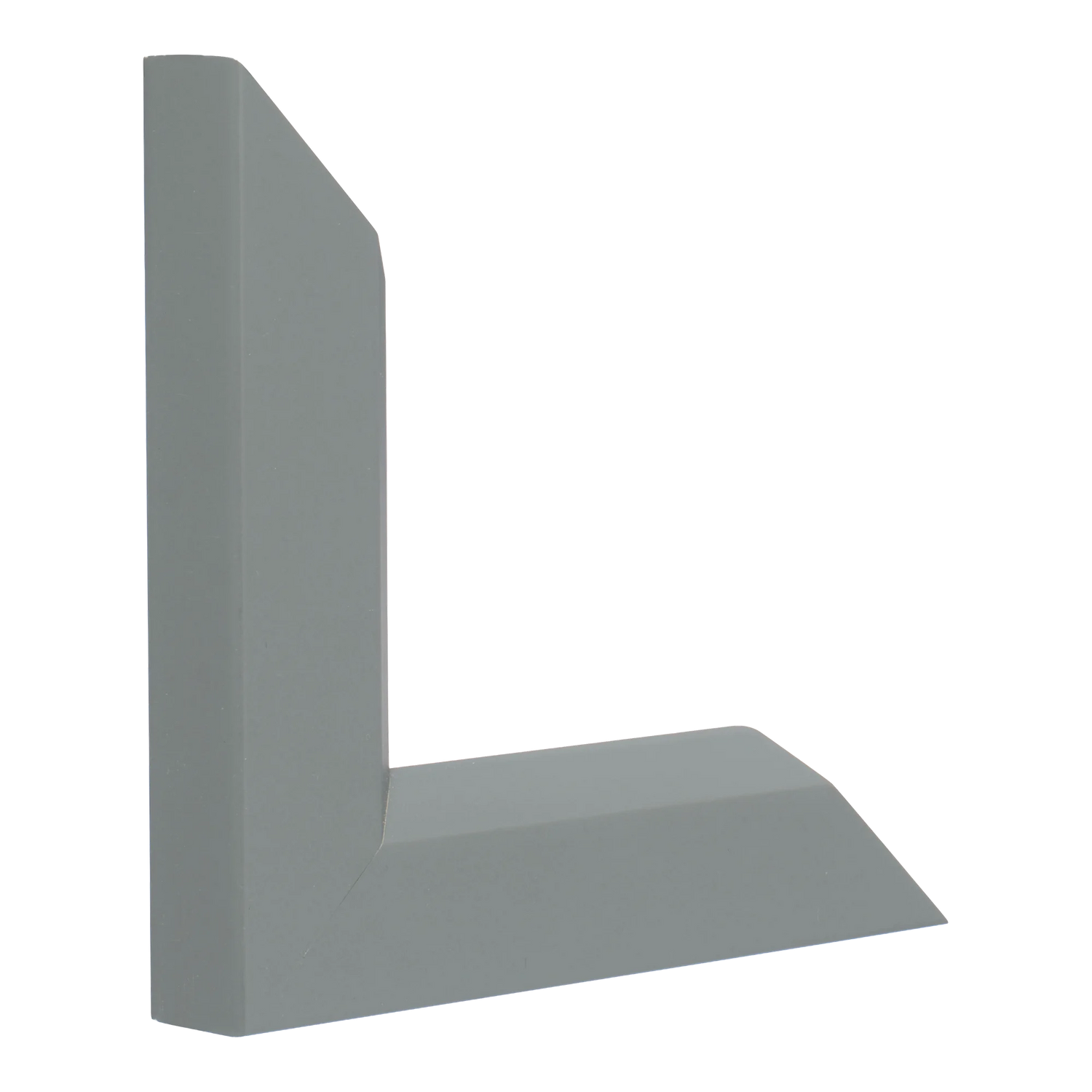 Vertical view of angle ii grey picture frame