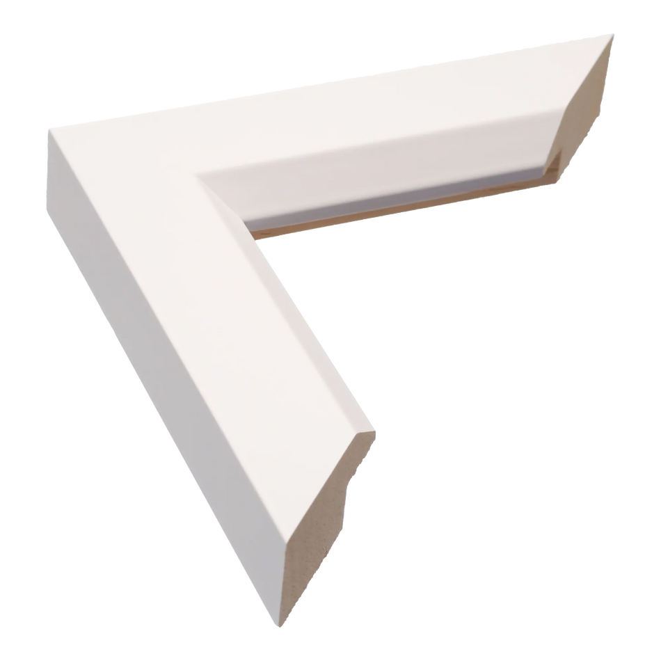 Angle II in white picture frame