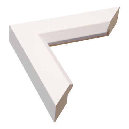 Angle II in white picture frame