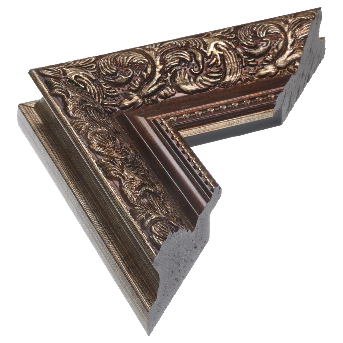 Baroque I in bronze picture frame