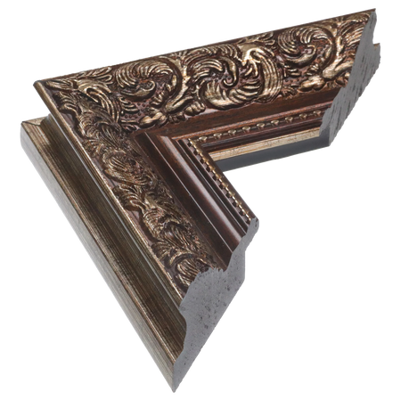 Baroque I in bronze picture frame