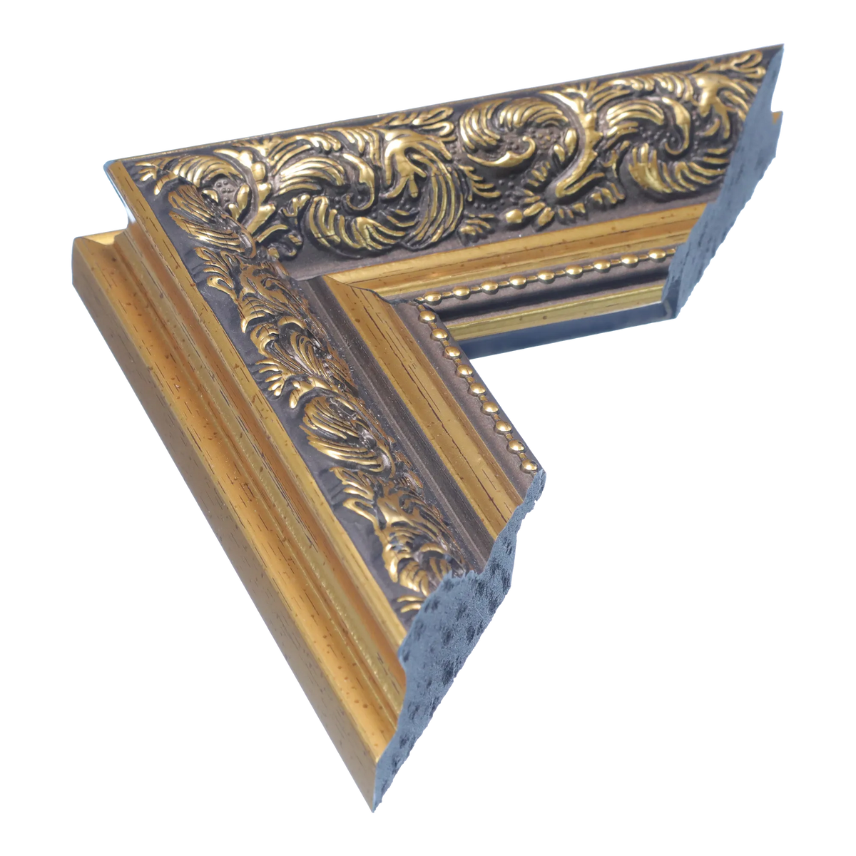 Baroque I in gold picture frame