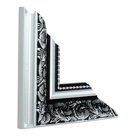 Baroque I in silver picture frame