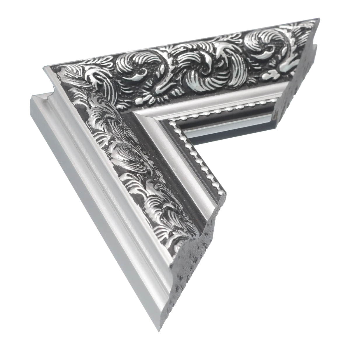 Baroque I in silver picture frame