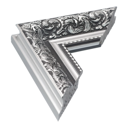 Baroque I in silver picture frame