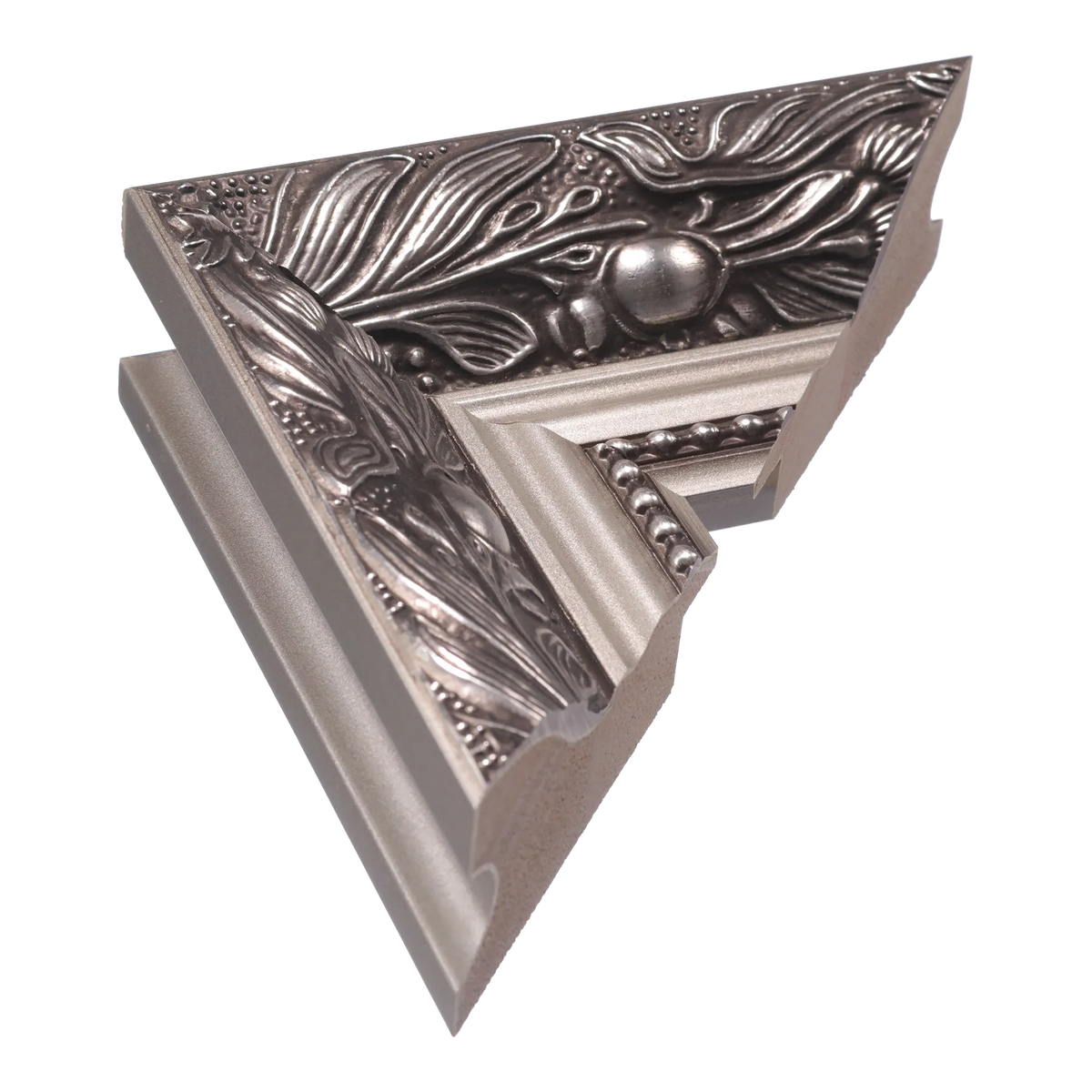 Baroque III in silver picture frame