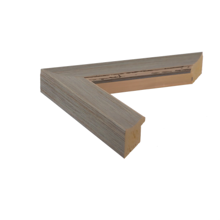 Side view of Beach House I picture frame in blue