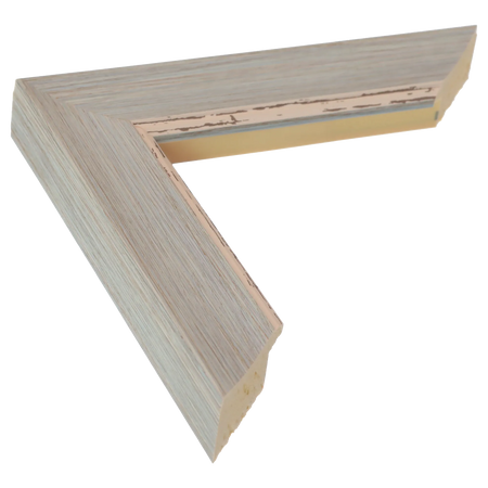 Beach House I in blue picture frame