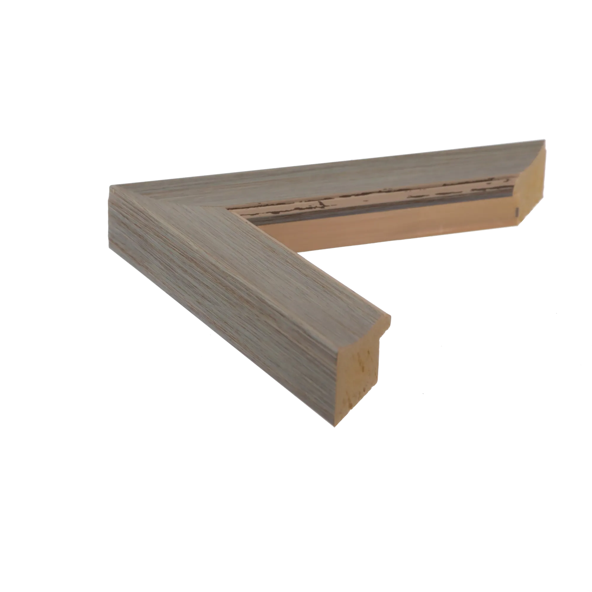 Side view of Beach House I picture frame in blue