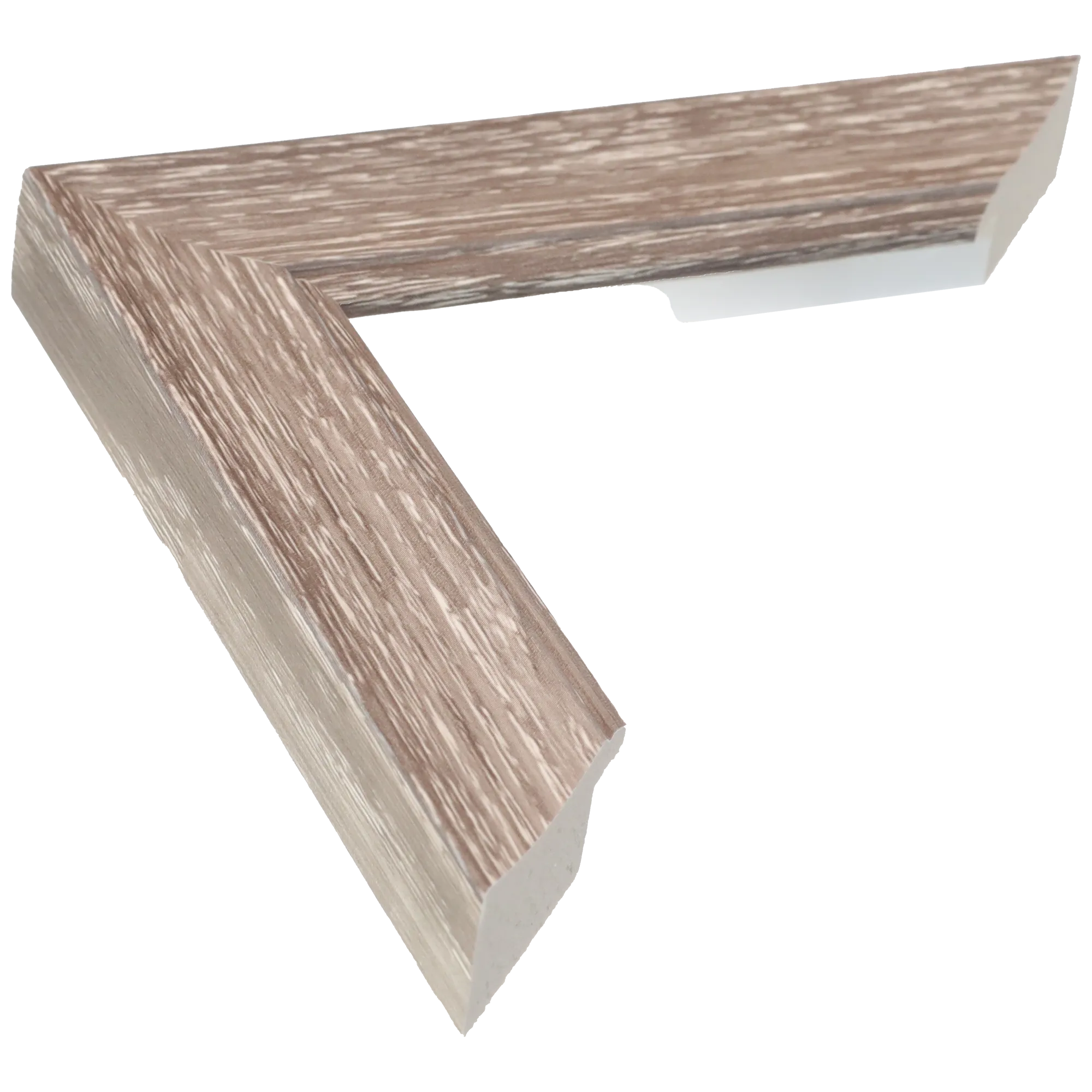 Beach House I in grey picture frame