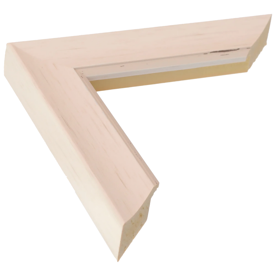 Beach House I in white picture frame