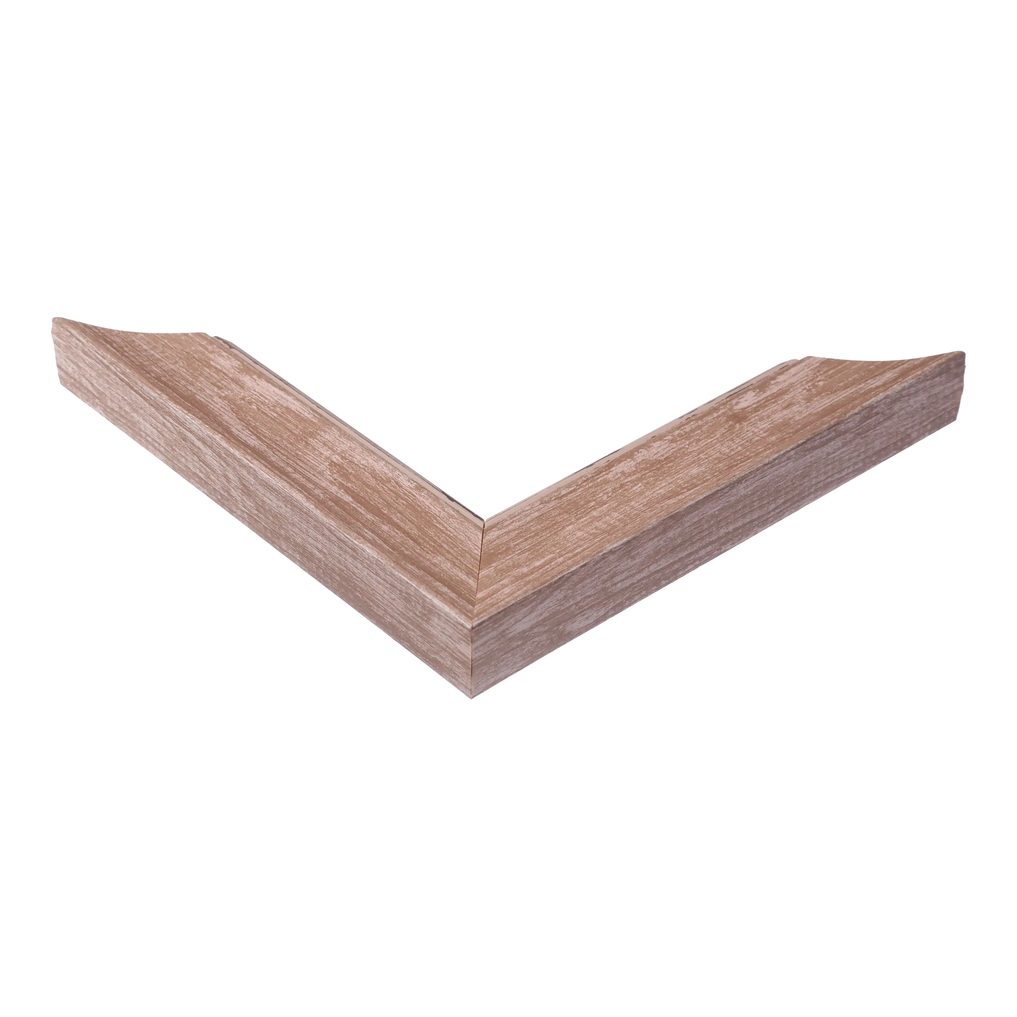 Corner view of Beach House I in walnut picture frame