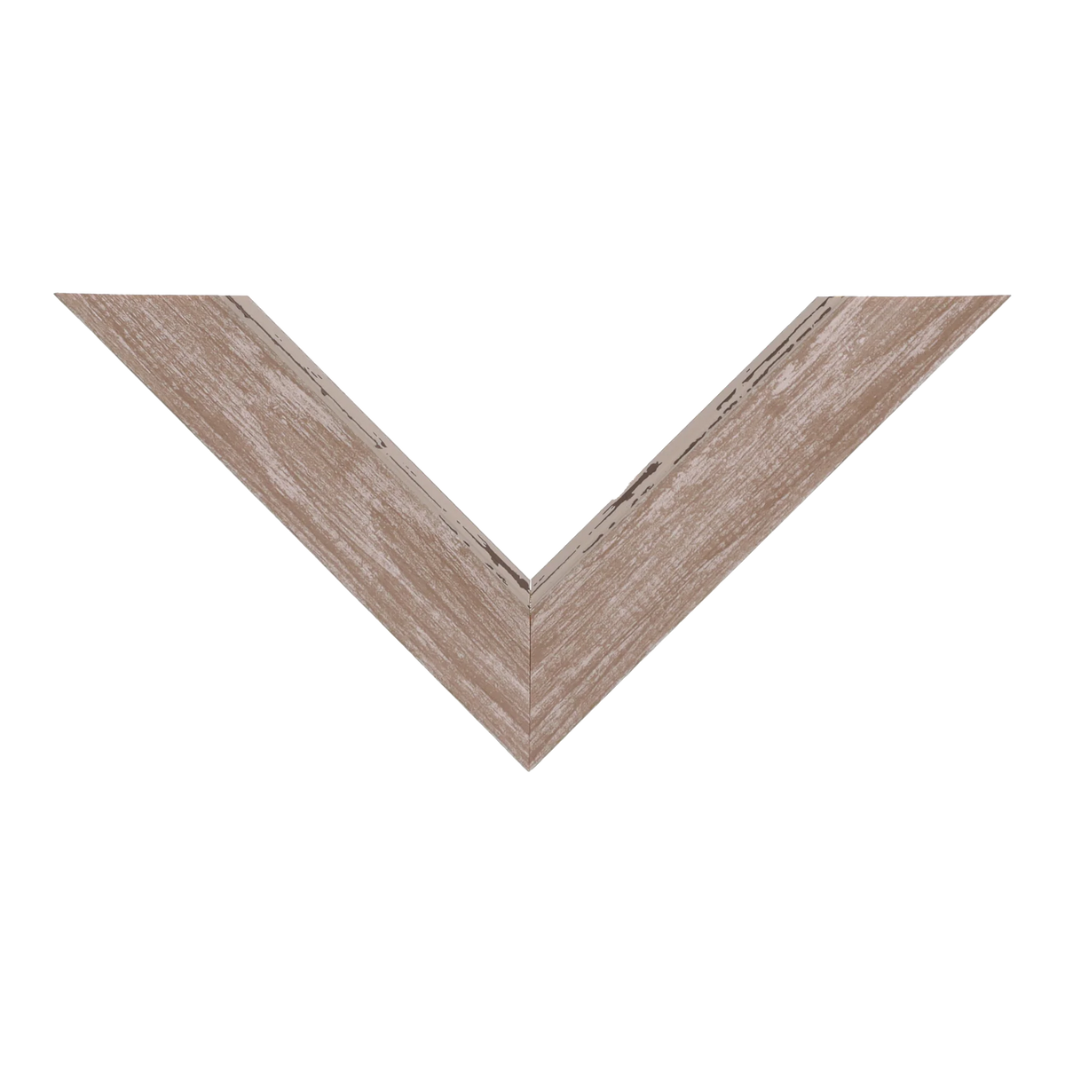 Top view of Beach House I picture frame in walnut