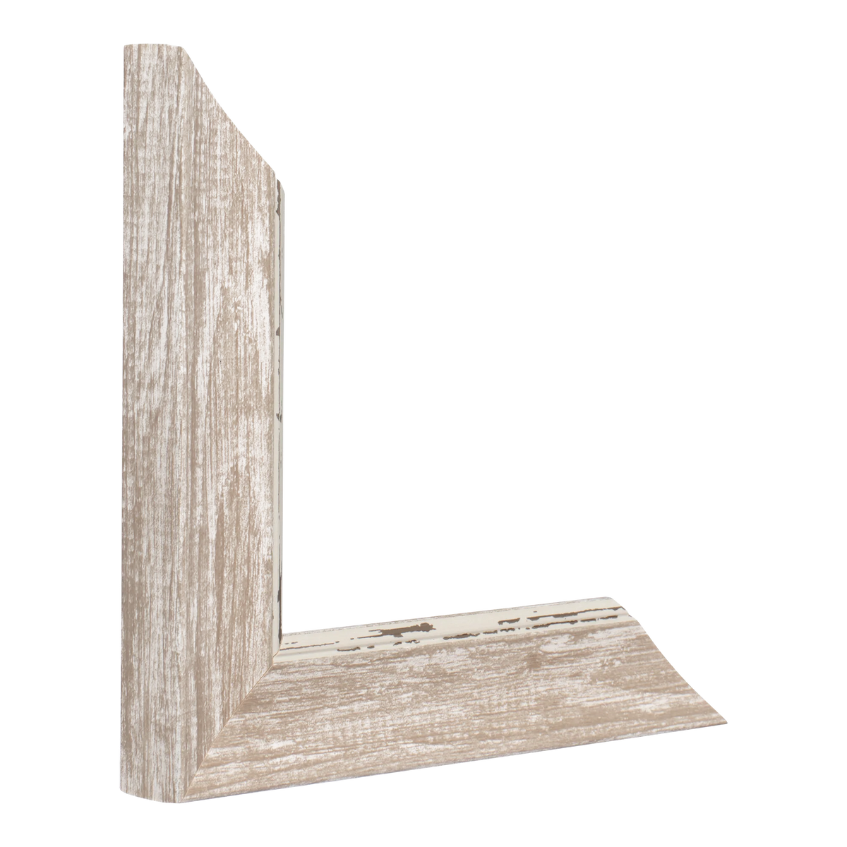 Beach House I in walnut picture frame