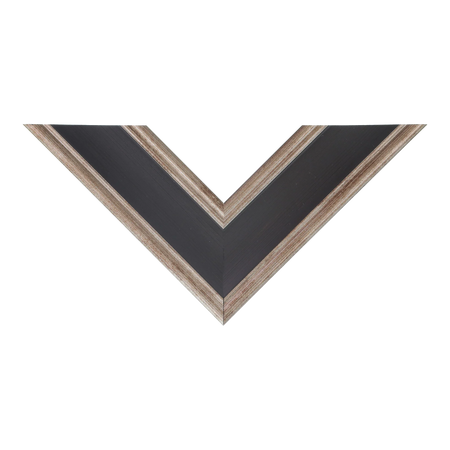 Top view of Beach House II picture frame in black