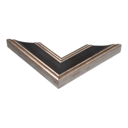 Corner view of Beach House II in black picture frame