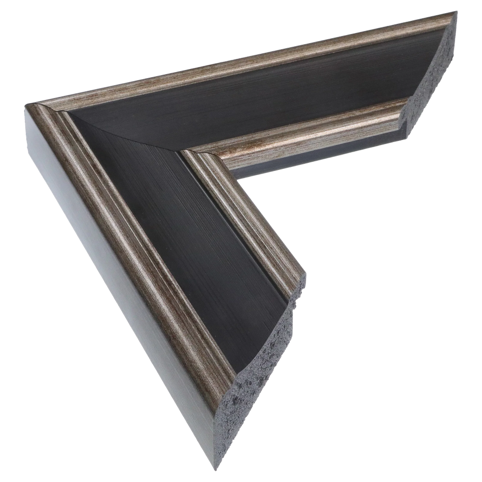 Beach House II in black picture frame