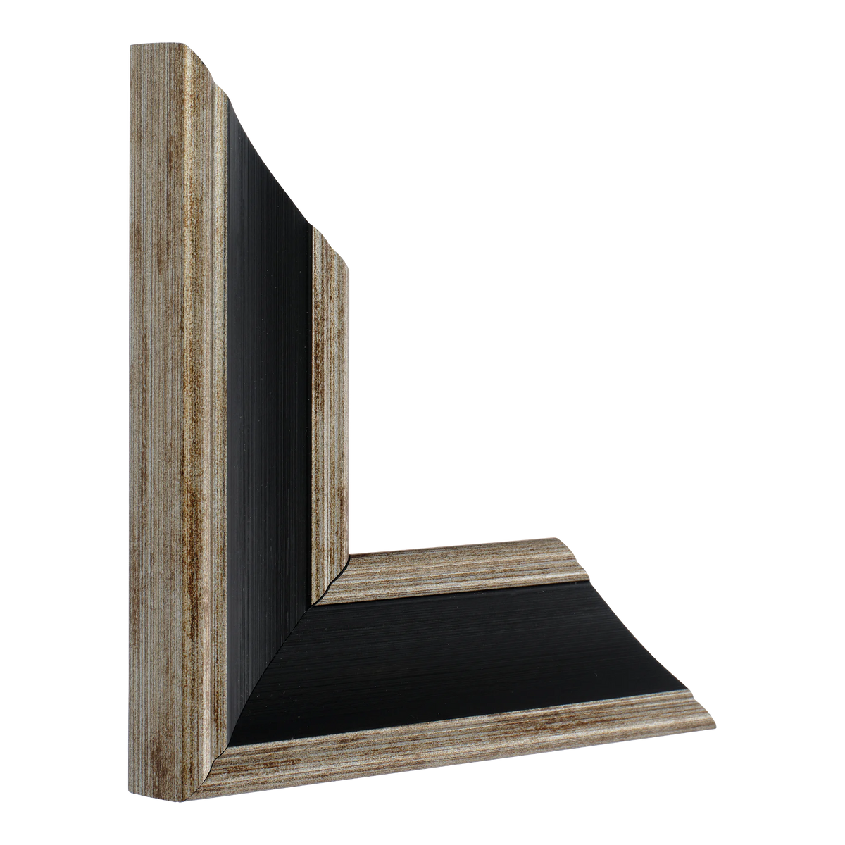 Vertical view of beach house ii black picture frame