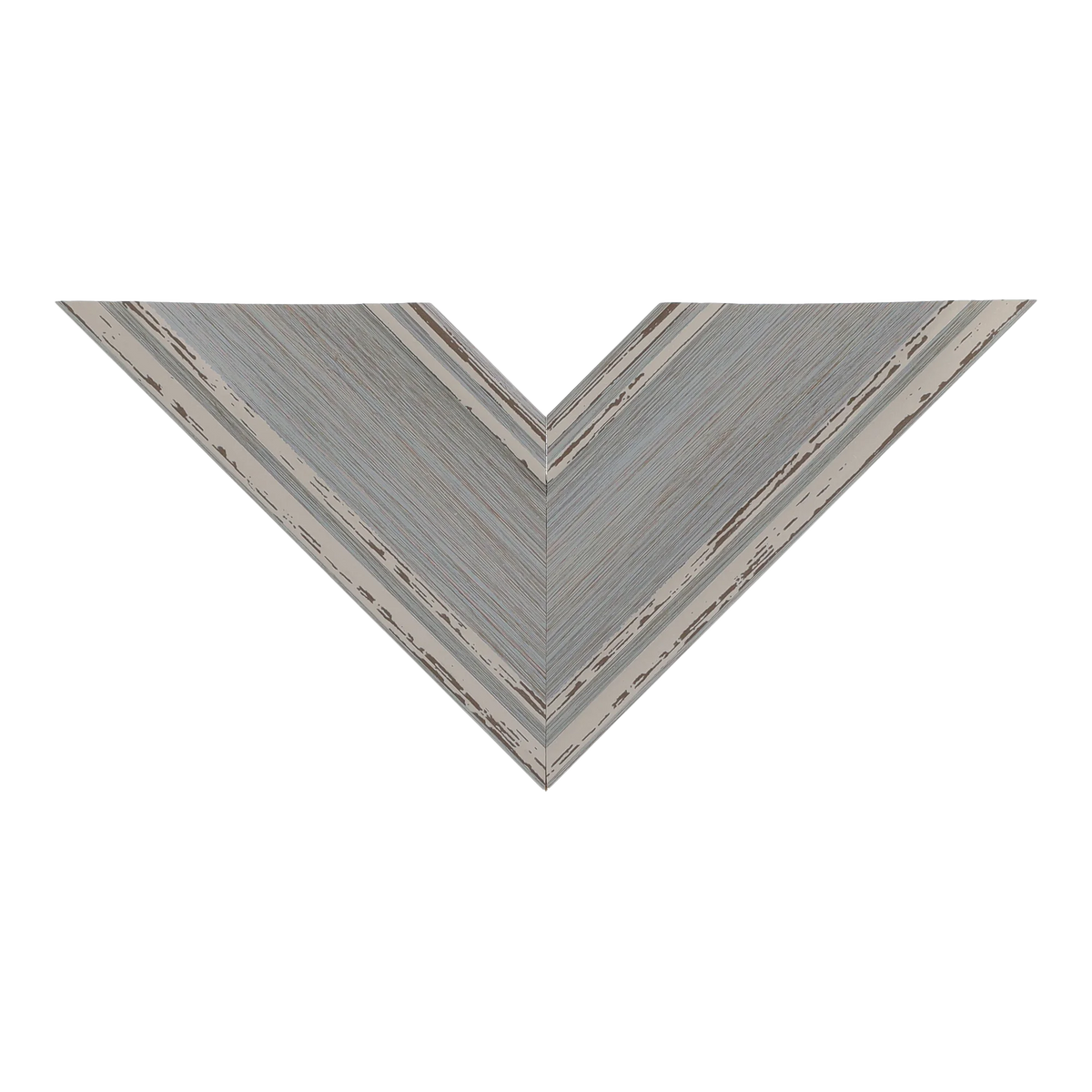 Top view of Beach House II picture frame in blue