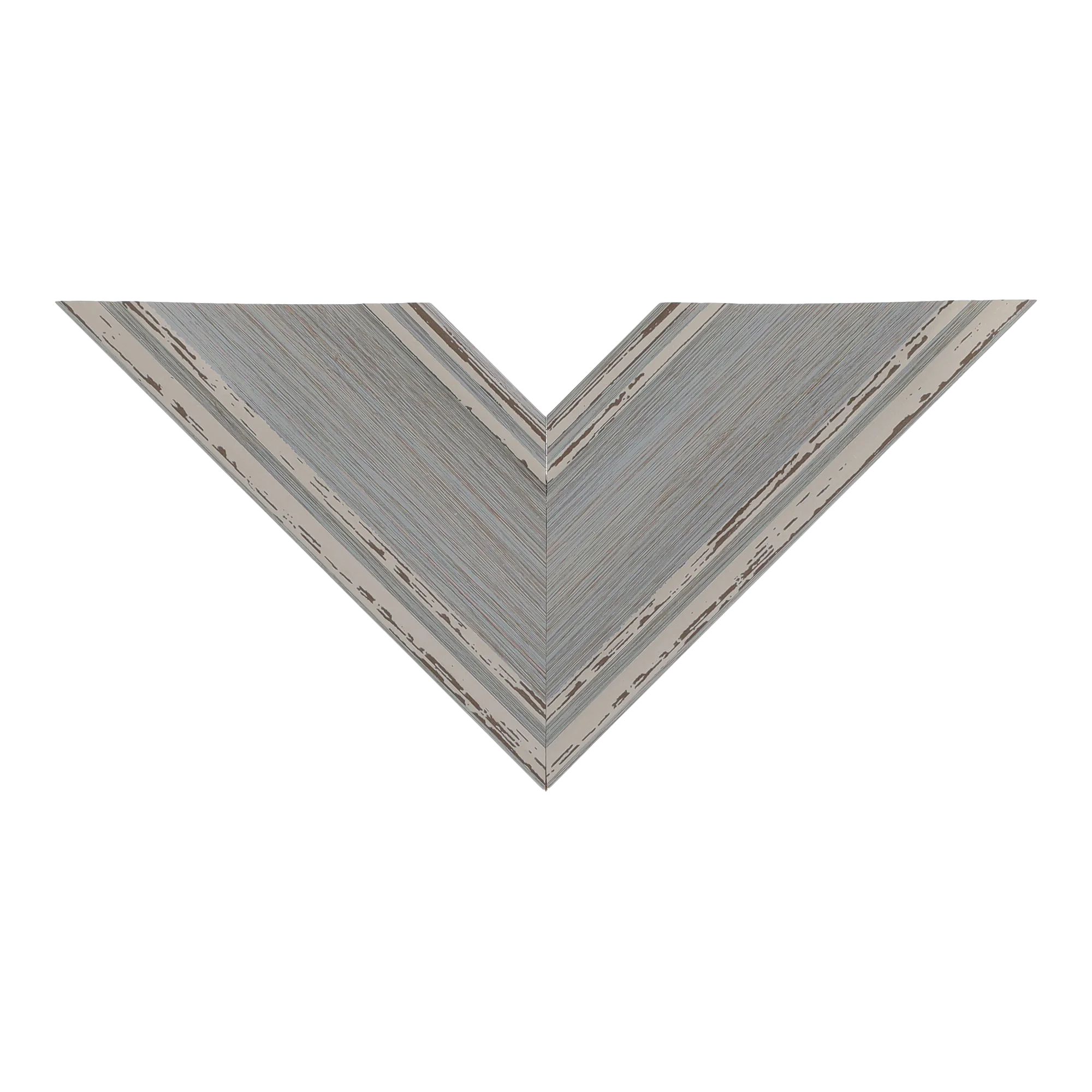 Top view of Beach House II picture frame in blue