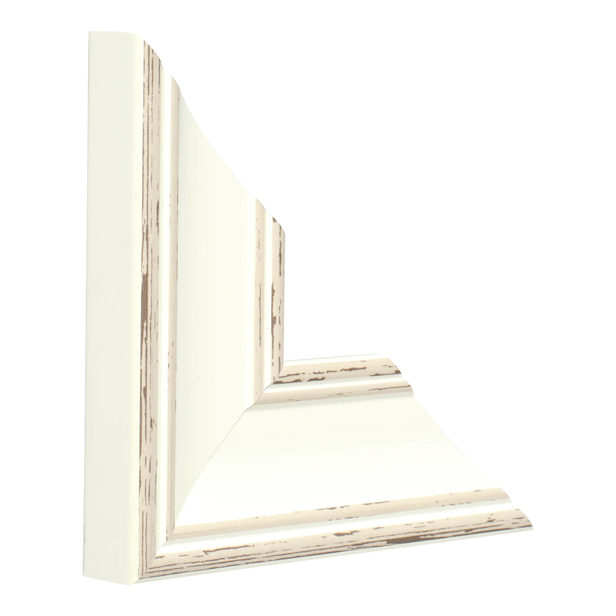 Vertical view of beach house ii cream picture frame sample