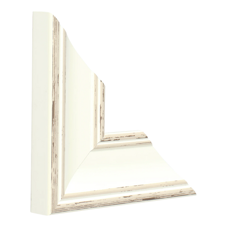 Vertical view of beach house ii cream picture frame sample