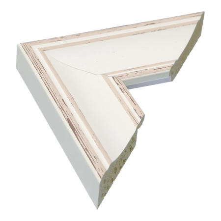 Beach House II in cream picture frame