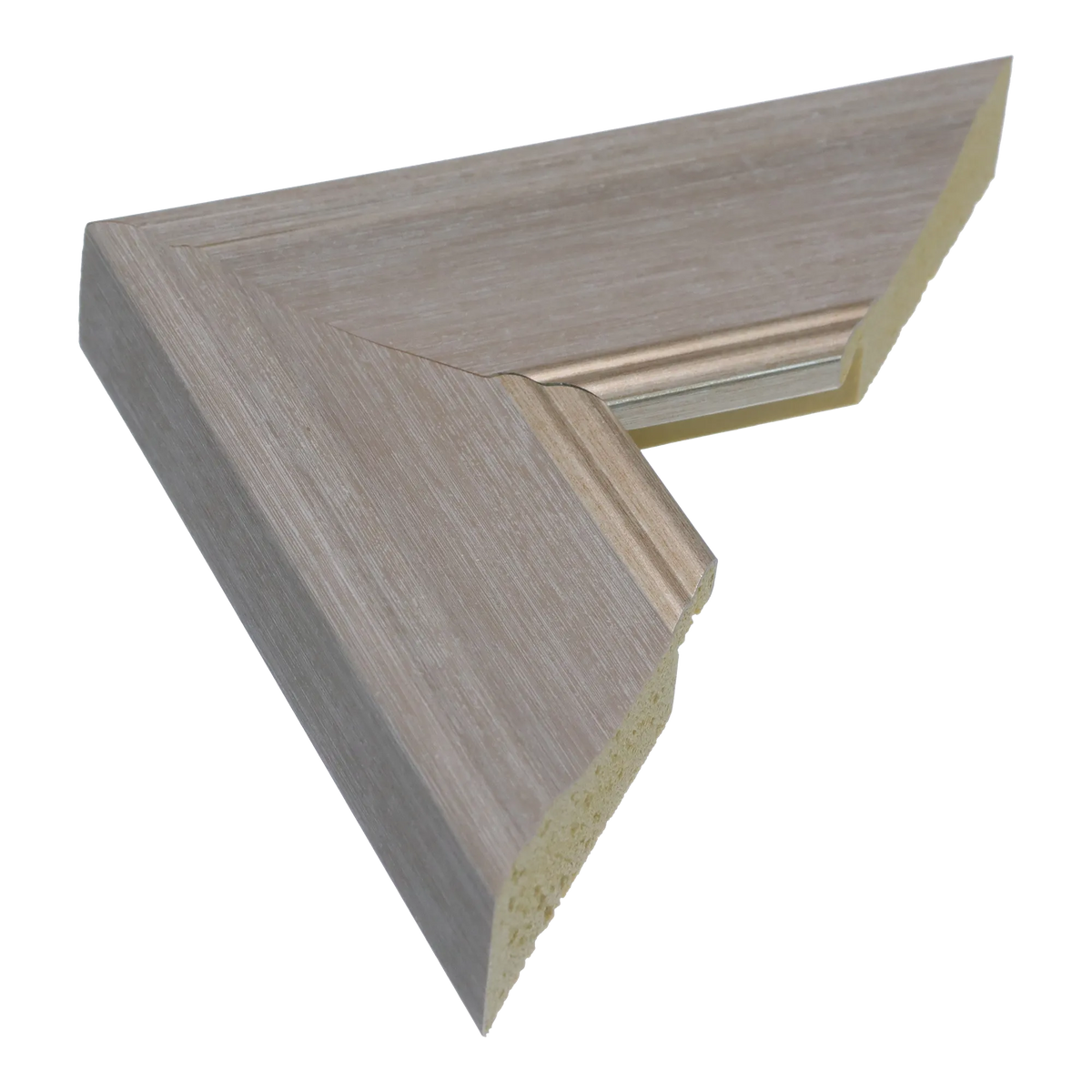 Beach House II in grey picture frame