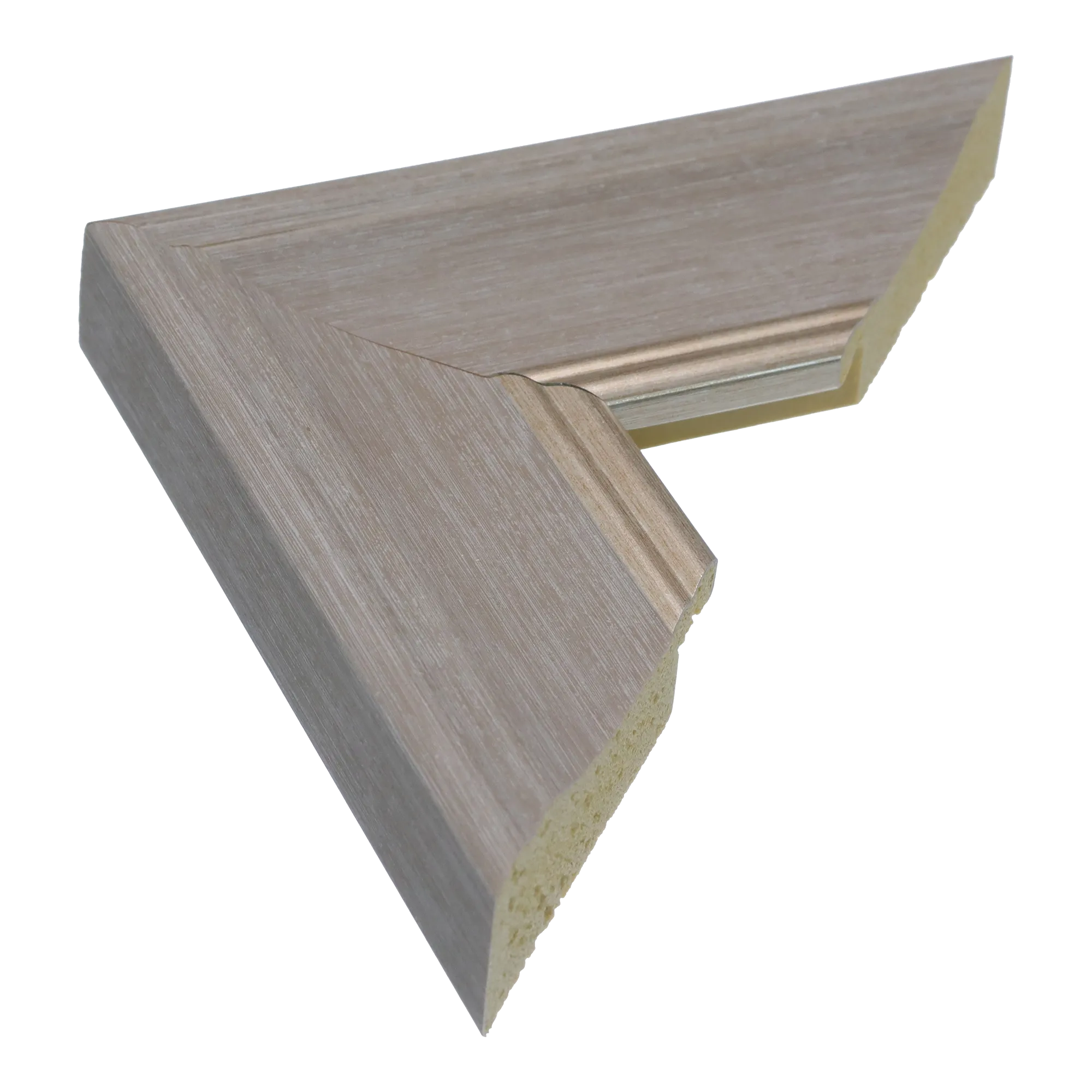 Beach House II in grey picture frame