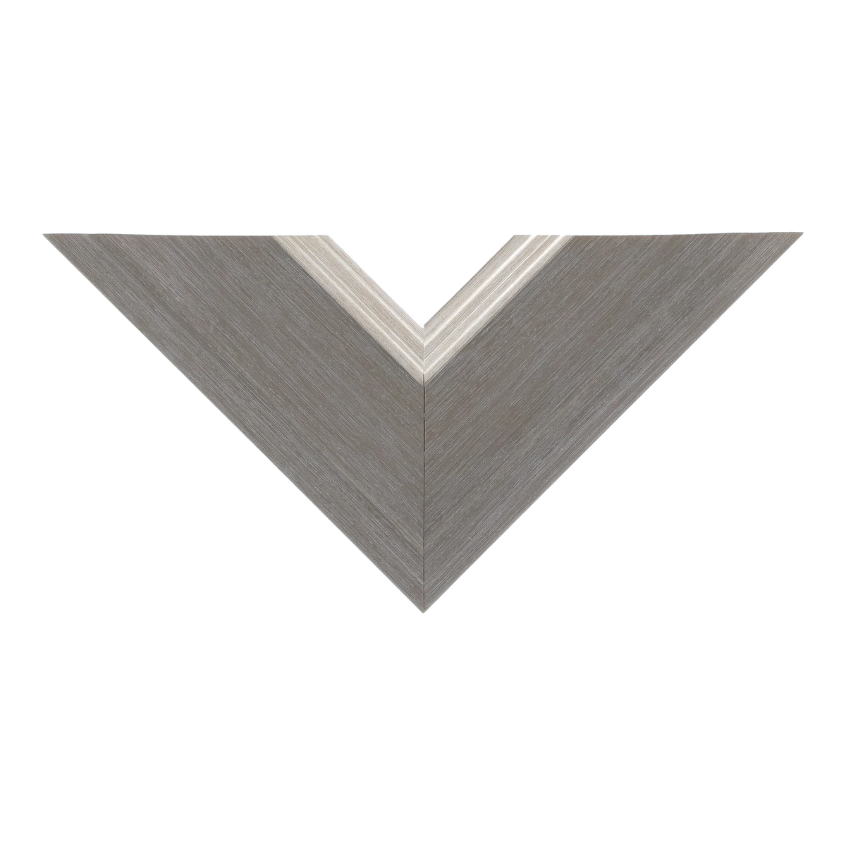 Top view of Beach House II picture frame in grey