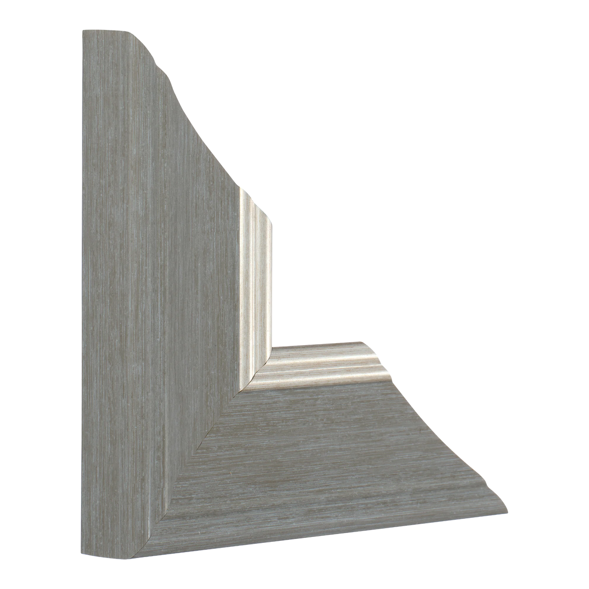 Vertical view of beach house ii grey picture frame