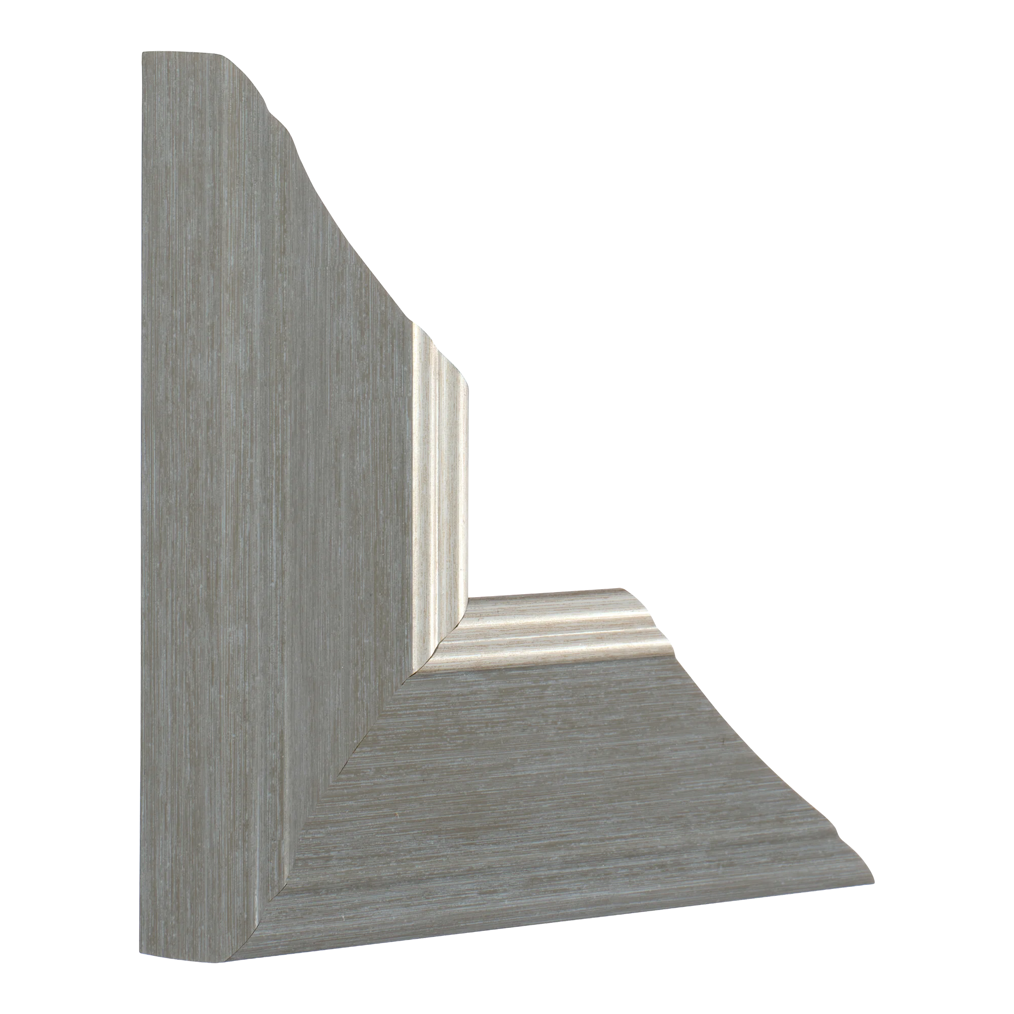 Vertical view of beach house ii grey picture frame