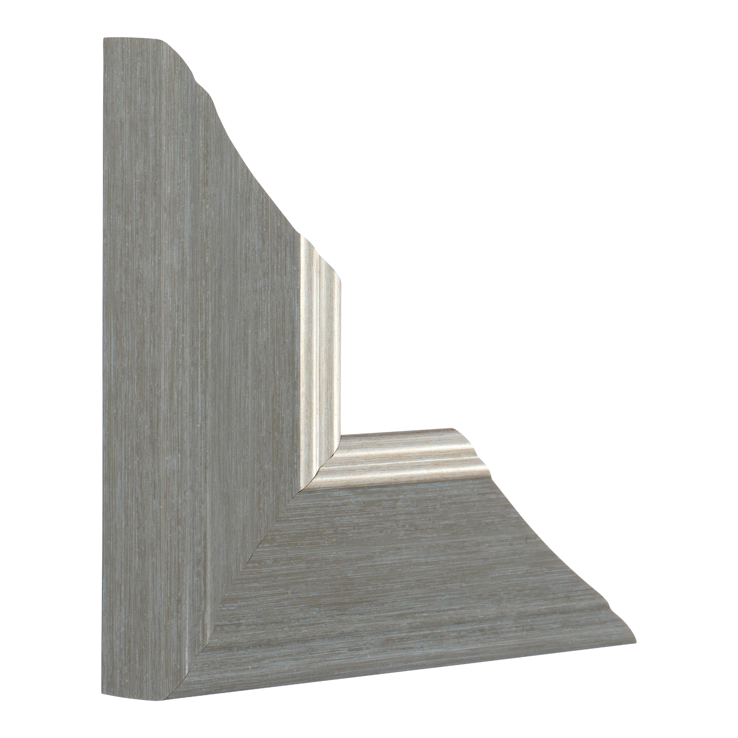 Beach House II in grey picture frame