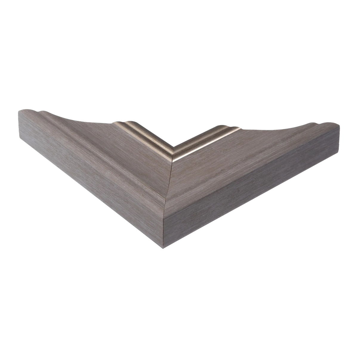 Corner view of Beach House II in grey picture frame