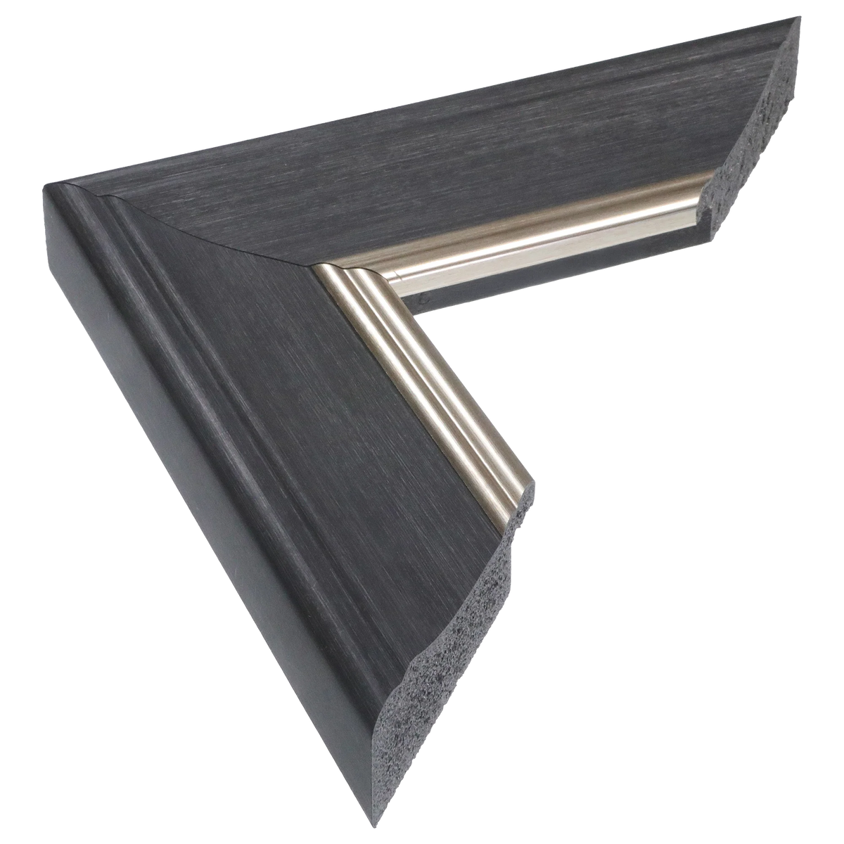 Beach House II in silver picture frame