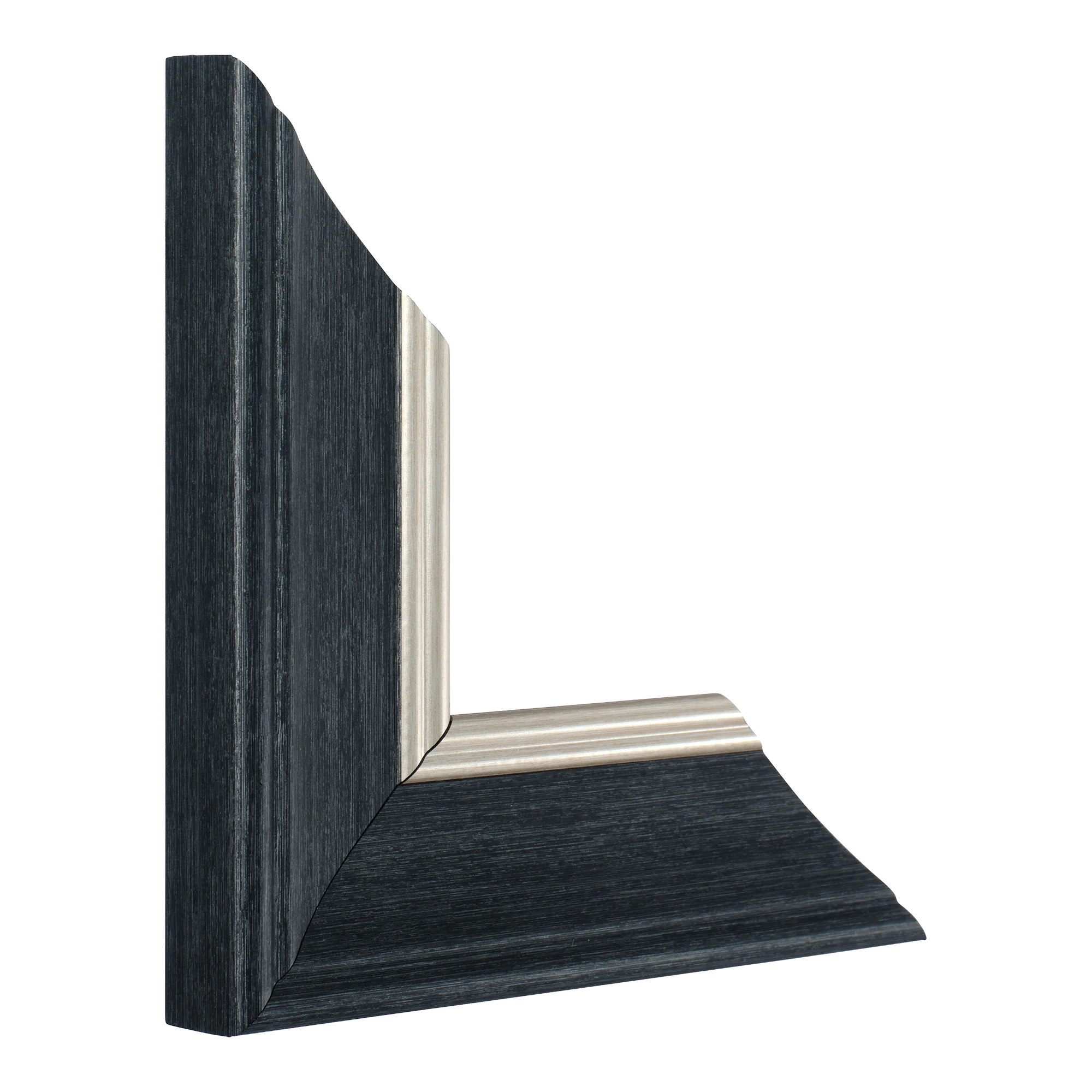 Vertical view of beach house ii silver picture frame