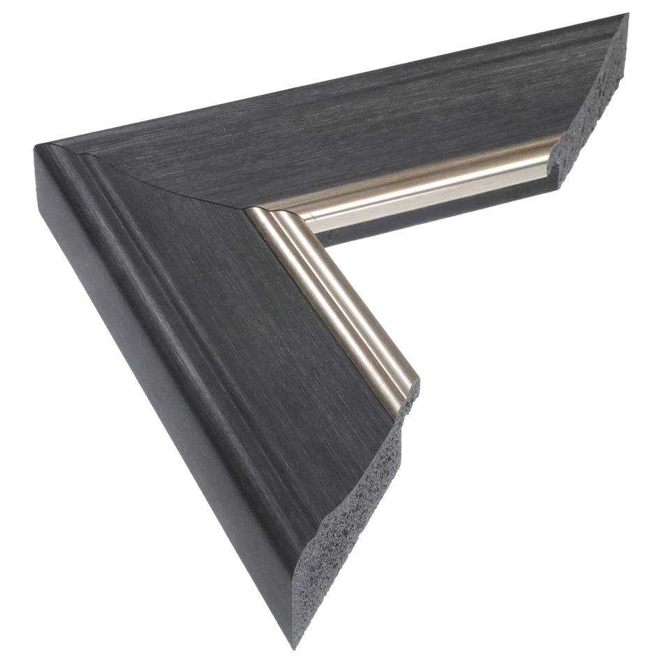 Beach House II in silver picture frame