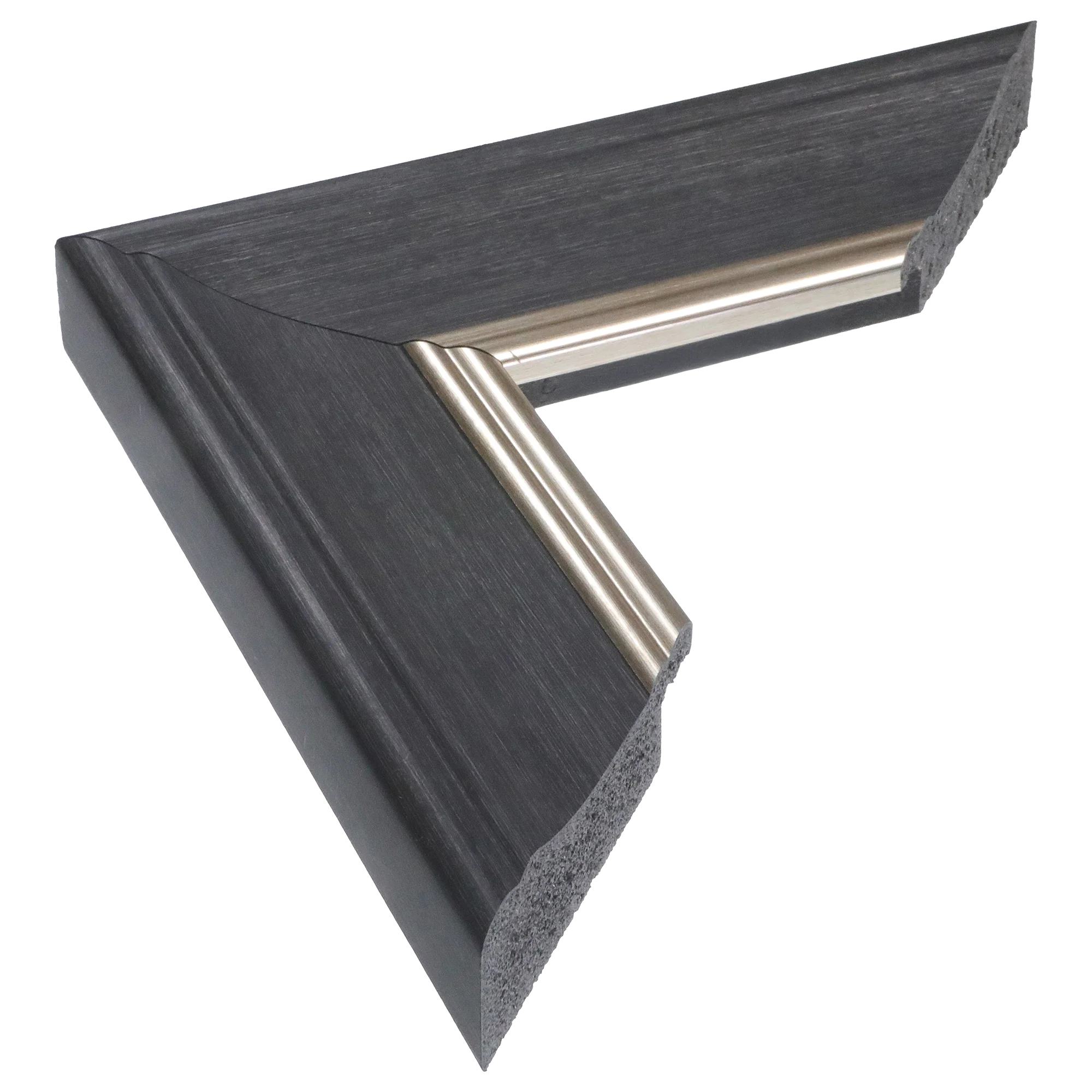 Beach House II in silver picture frame