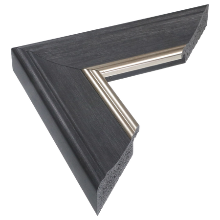 Beach House II in silver picture frame