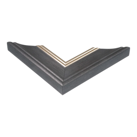 Corner view of Beach House II in silver picture frame