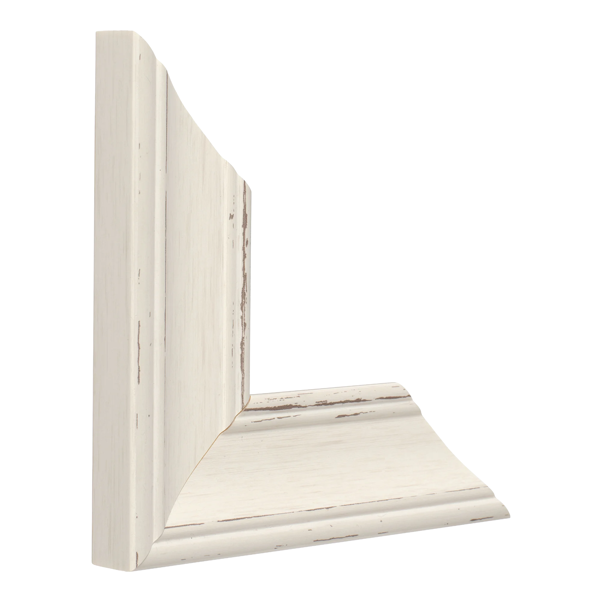 Vertical view of beach house ii white picture frame