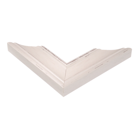 Corner view of Beach House II in white picture frame