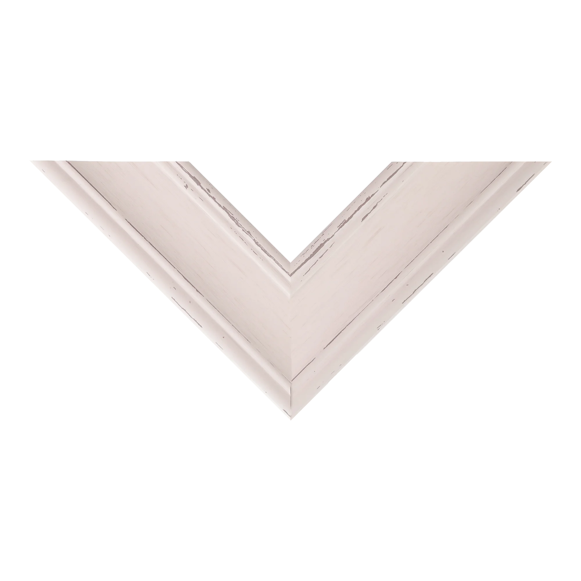 Top view of Beach House II picture frame in white