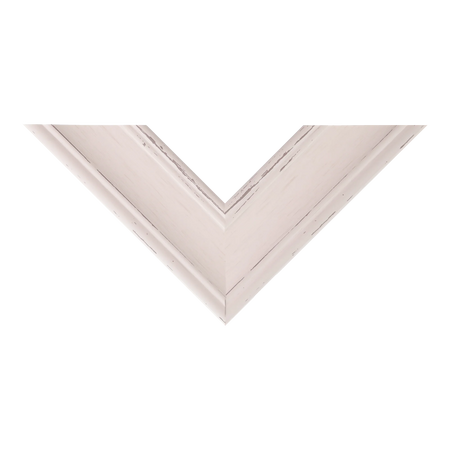 Top view of Beach House II picture frame in white