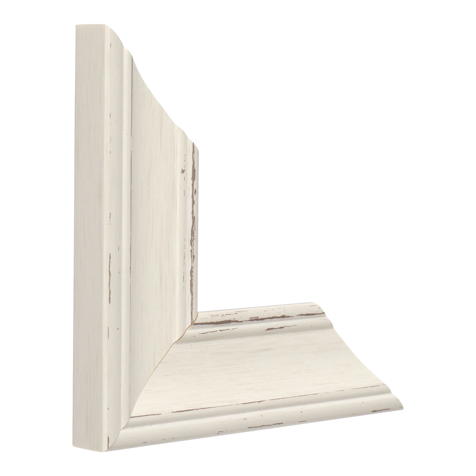 Beach House II in white picture frame