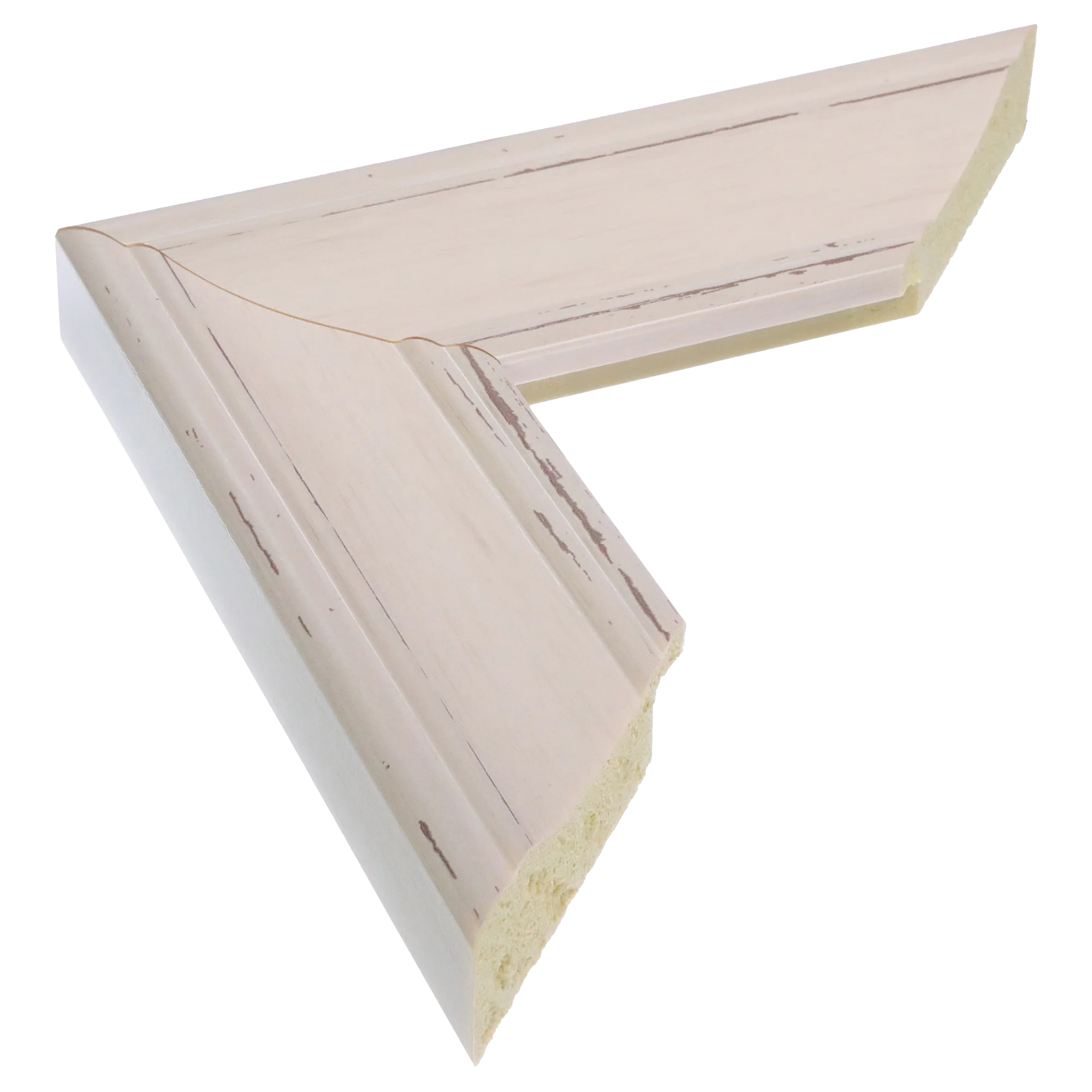 Beach House II in white picture frame