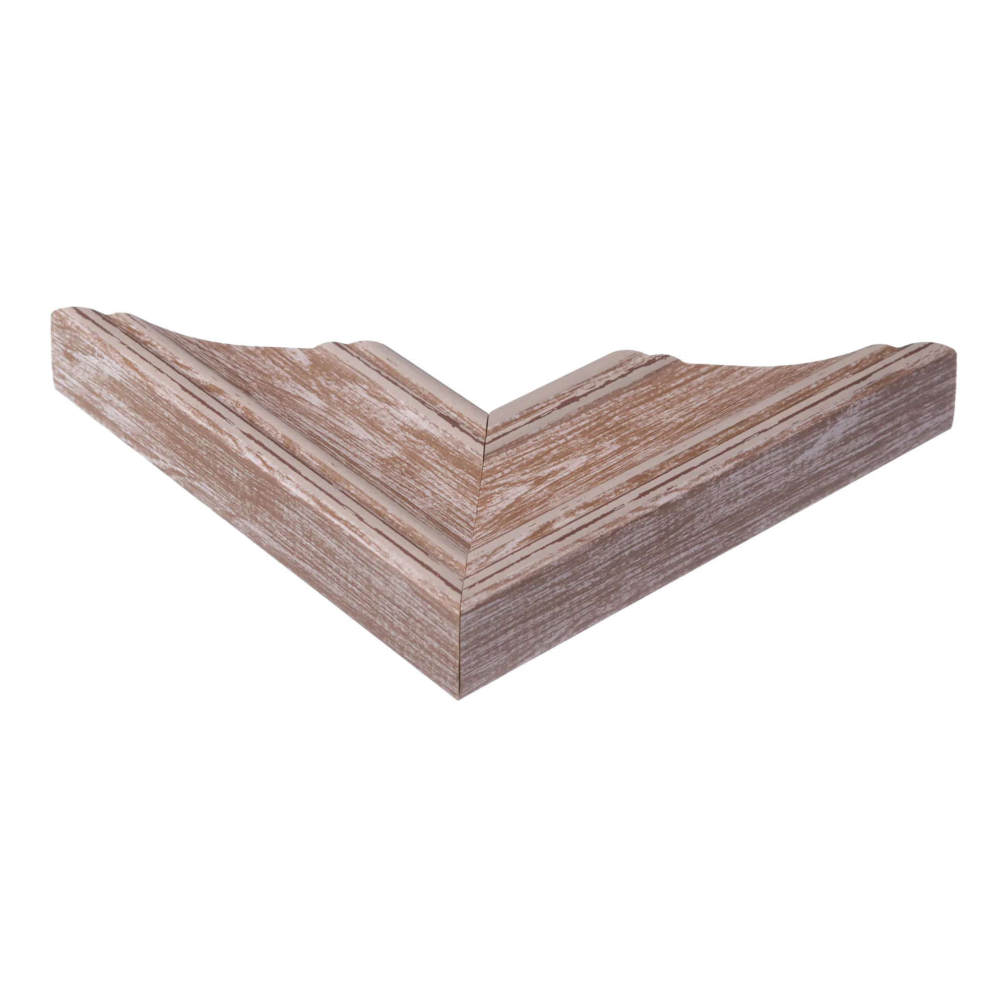 Corner view of Beach House II in walnut picture frame